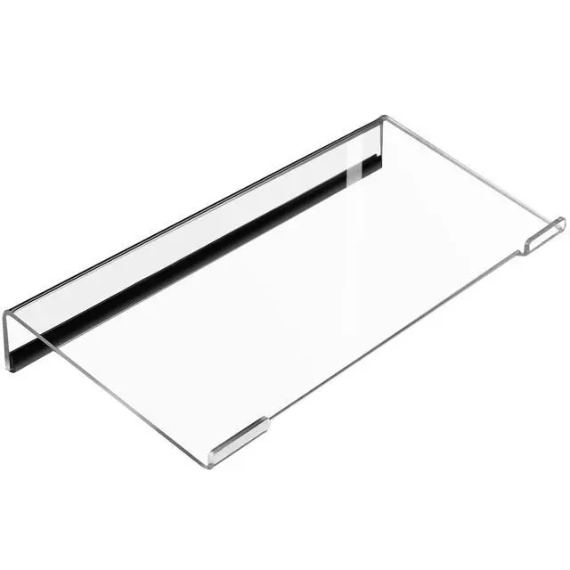 Main image of Small Computer Keyboard Stand, 11.8 x 5.1 Inch- Keyboard Tray for 78 Keys Keyboard, Acrylic Keyboard Riser Lift for Desk, keyboard Holder for Mini Computer Keyboard & Apple Magic Keyboard -Clear