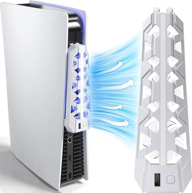 Main image of PS5 Cooling Fan (Not for Slim/Pro) High-Efficiency Cooler with USB3.0