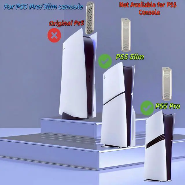 Alt view image 6 of 6 - Pro/Slim PS5 Dust and Cooling Upgrade Kit High-Density Breathable Dust Filter with Fan Dust Filter and Port Plugs Dual Protection Against Dust Accumulation and Overheating