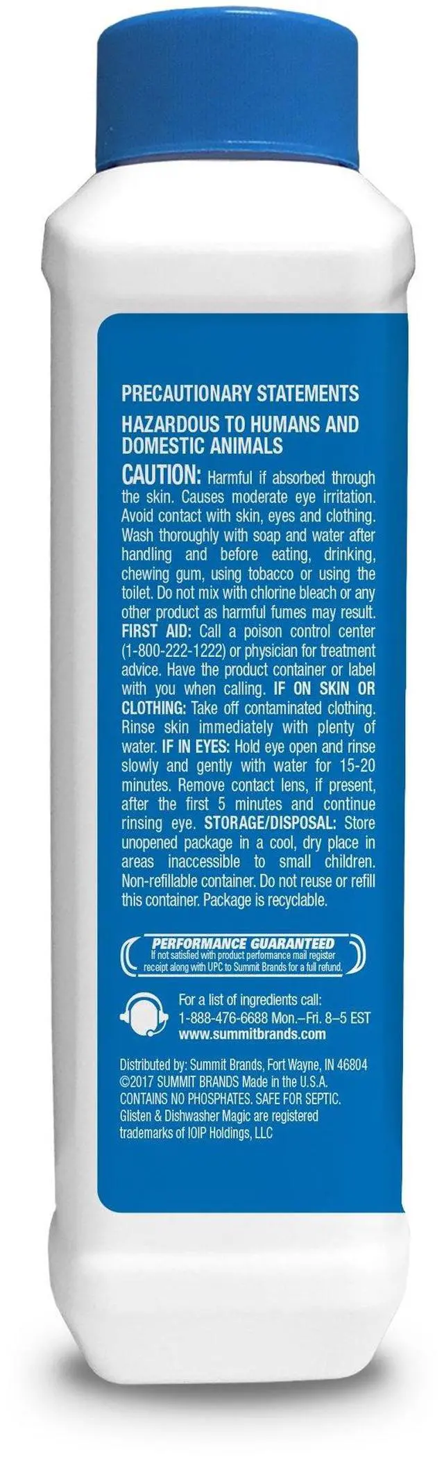 Alt view image 4 of 7 - Glisten Dishwasher Magic Disinfectant & Cleaner Lemon 12 Oz