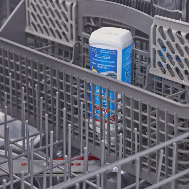 Alt view image 7 of 7 - Glisten Dishwasher Magic Disinfectant & Cleaner Lemon 12 Oz
