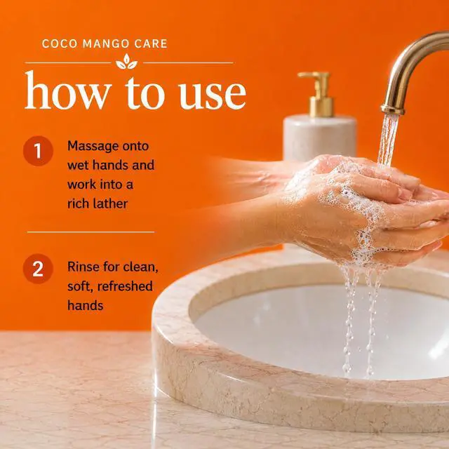 Alt view image 4 of 7 - Botanicals Hand Soap, 16.9oz, Coco Mango | 100% Vegan & Cruelty-Free | Conditioning Liquid Hand Wash for All Skin Types
