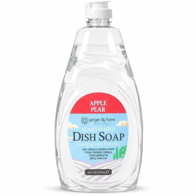 Main image of Botanicals Liquid Dish Soap, 24oz, Apple Pear | 100% Vegan & Cruelty-Free | Concentrated Plant-Based Formula with Max Grease Cleaning Power