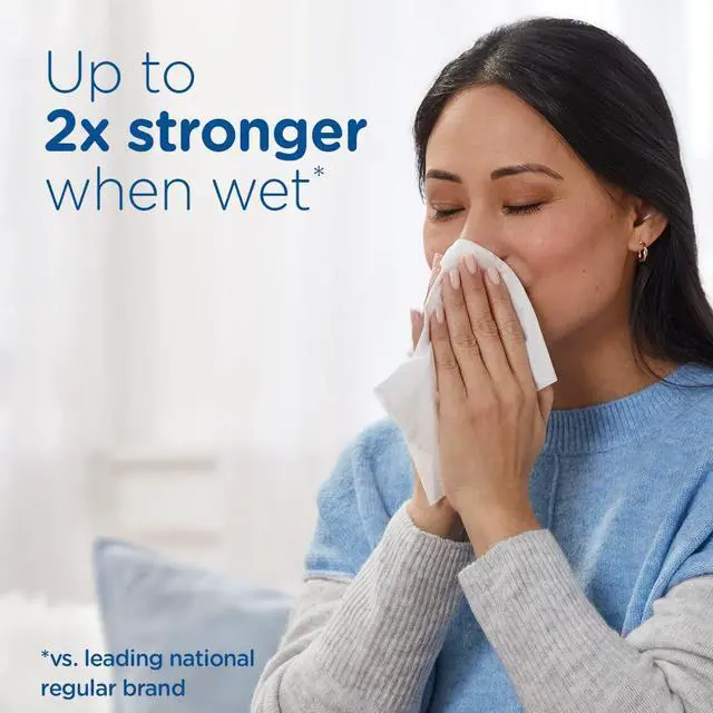 Alt view image 3 of 7 - Ultra Soft Facial Tissues, 1 Cube, 56 Facial Tissues Per Box