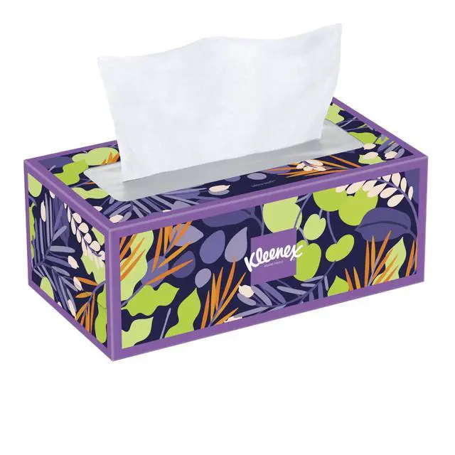Alt view image 2 of 7 - Ultra Soft Facial Tissues, 1 Flat Box, 120 Tissues per Box, 3-Ply, Packaging May Vary