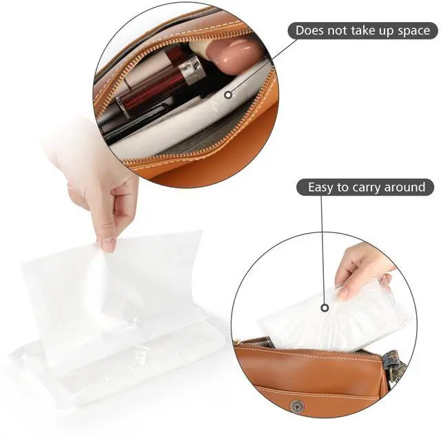 Alt view image 3 of 7 - Car Tissue Refills, Car Holder Tissues Refills for Visor, 4 Packs | Ultra-Soft, Smooth, 2-Ply, 200 Sheets, Napkins Holder Refill, Car Travel Tissue Refills for Vehicle, Home, Office