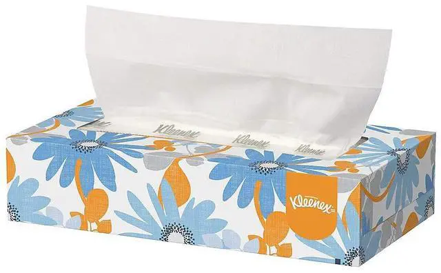 Main image of 21606BX White Facial Tissue, 2-Ply, White, Pop-Up Box (Box of 125 Tissues)