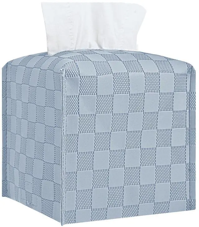 Main image of Tissue Box Cover, Tissue Box Holder, Tissue Holders Organizer | Square, Decorative, 5"X5"X5"