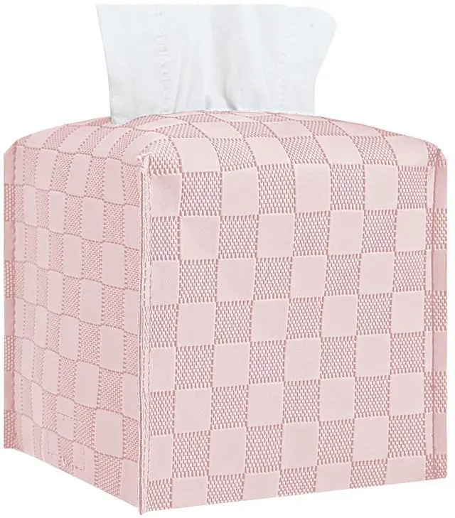 Main image of Tissue Box Cover, Tissue Box Holder, Tissue Holders Organizer | Square, Decorative, 5"X5"X5"