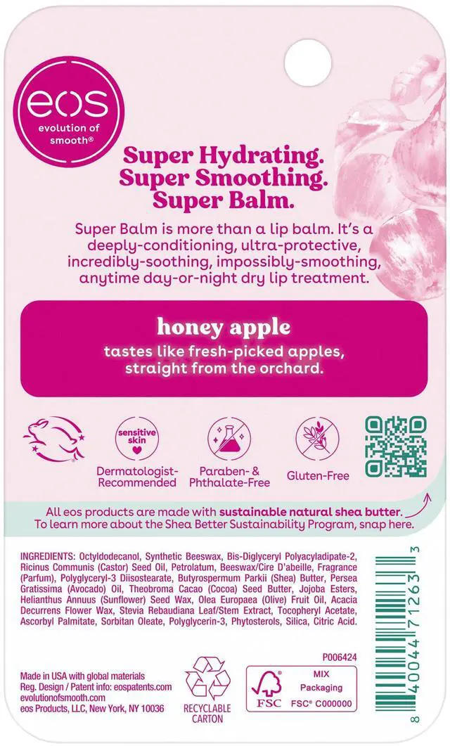 Alt view image 6 of 6 - 24H Super Balm- Honey Apple, Day or Night Lip Treatment, 0.35 oz
