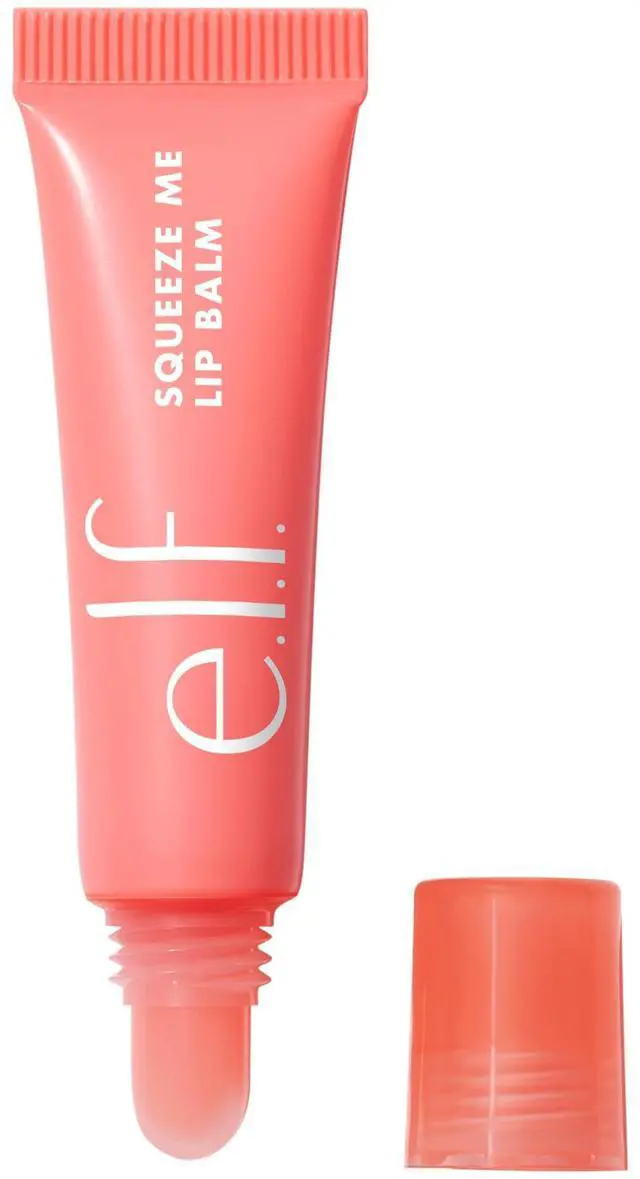 Main image of Squeeze Me Lip Balm, Strawberry | Moisturizing Lip Balm For A Sheer Tint Of Color, Infused With Hyaluronic Acid, Vegan & Cruelty-free