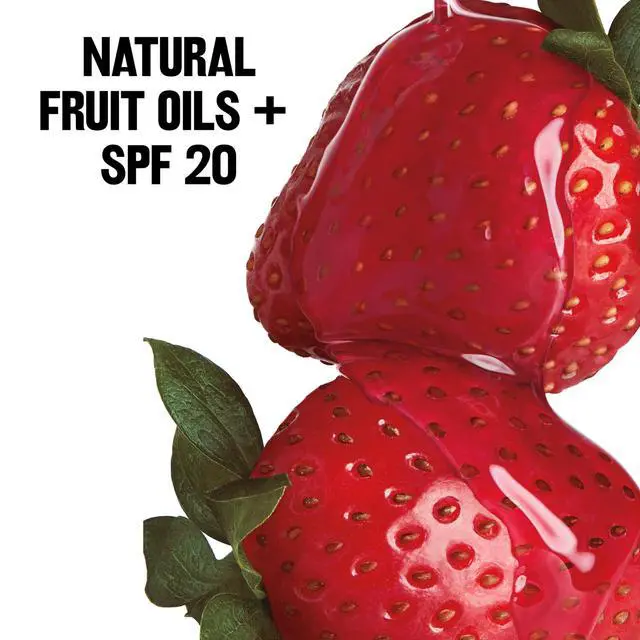 Alt view image 3 of 7 - Kiss Balm with Sunscreen SPF 20, 025 Fresh Strawberry, 0.09 oz | Tinted lip balm infused with natural fruit oils. Up to 8 hours of moisture with SPF 20 protection.