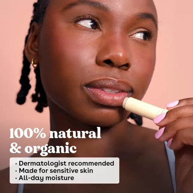 Alt view image 3 of 6 - 100% Natural & Organic Lip Balm- Strawberry Sorbet, 0.25 oz