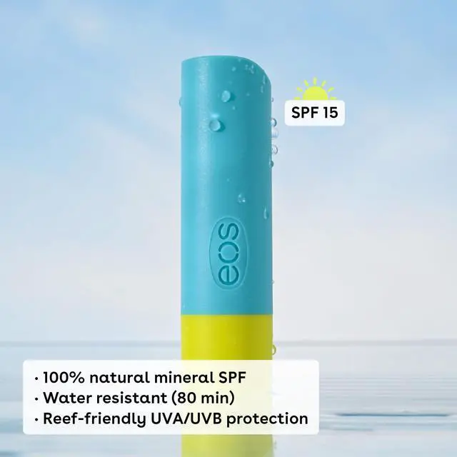 Alt view image 2 of 7 - Natural SPF 15 Lip Balm - Pineapple Coconut, Water Resistant, 0.14 oz