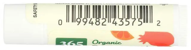Alt view image 6 of 6 - Organic Flavored Lip Balm, Pomegranate Orange, 0.15 Ounce