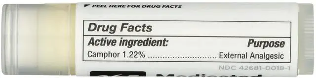 Alt view image 2 of 2 - Medicated Lip Balm, Soothing Relief for Dry Chapped Lips, 0.15 Ounce