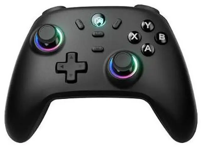 Main image of Wireless PC Gaming Controller - Hall Effect Joystick, 2.4G & Wired 1000Hz Polling Rate, 800mAh Battery, Adjustable Turbo/Vibration - for PC/Switch/iOS/Android-off Black version
