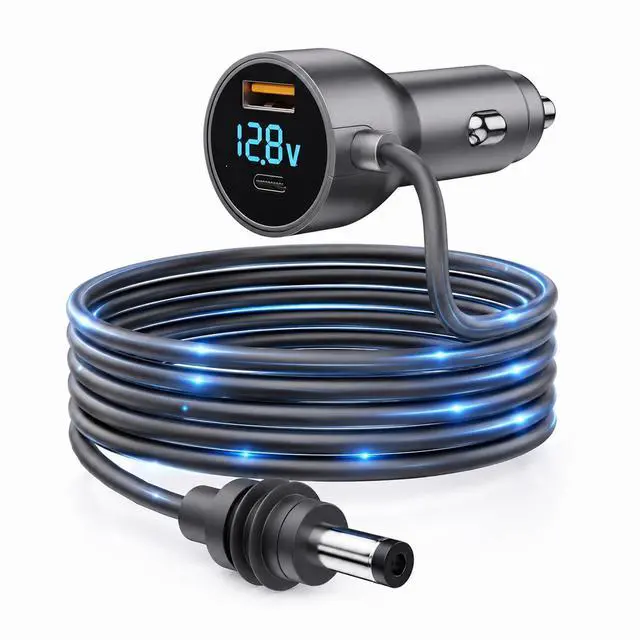 Main image of Starlink Mini Car Adapter, Starlink Mini Car Charger, 3-in-1 DC Power Cable with 12V-48V Cigarette Lighter Adapter,PD 30W + USB-A 30W + DC 72W Car Power Supply for Trucks, RVs, Boats(10.1Ft)