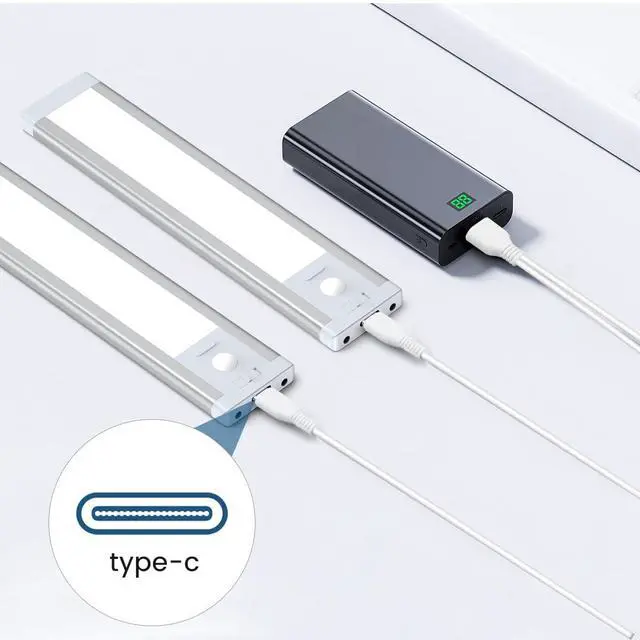 Alt view image 3 of 5 - Under Cabinet Lighting USB C Charging Cable, Charger for MCGOR Motion Sensor Light Indoor, with Power Adapter