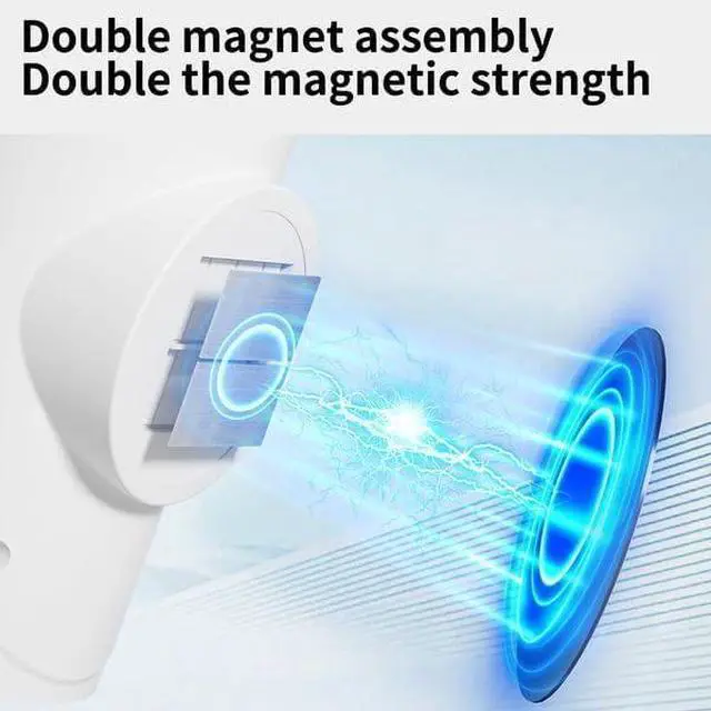 Alt view image 7 of 7 - Rechargeable LED Wall Lamp Magnetic Motion Sensor Dimmable Stick on Night Light for Bedroom Closet Under Cabinet Lighting (2, White)