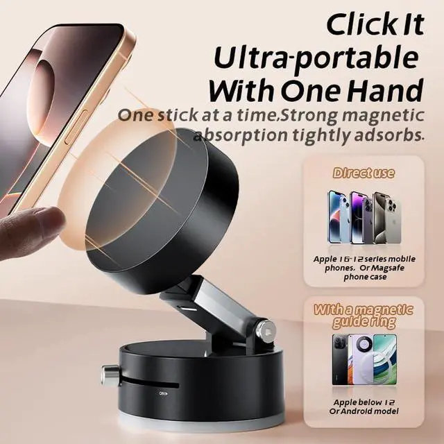 Alt view image 5 of 7 - Cell Phone Stand, Angle Height Adjustable Phone Holder, Aluminum Desktop Phone Dock for Desk, Foldable Portable Stand, Office Desk Accessories, Women PC Gaming Essentials iPhone Stand (A2)