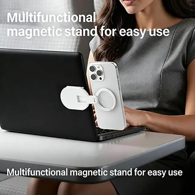Alt view image 3 of 6 - 2026 New 3 in 1 Magnetic Suction Cup Phone Mount, 18 Strong Suction Cups Car Phone Holder, 360° Rotatable Universal Phone Stand for Gym Kitchen Home Office.(1PC)