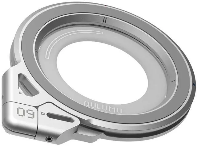 Main image of G09 Magnetic Ring Grip | Omnidirectional Rotation | MagSafe Compatible | Aluminium Alloy Construction | Stable Dual-Sided Magnetic Attachment | Includes Handle Ring Phone Stand- Silver