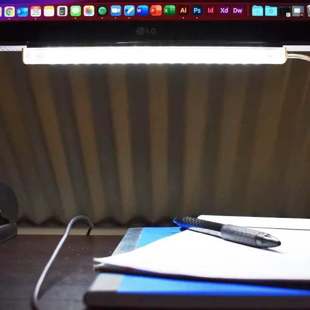 Alt view image 6 of 7 - TrueColor USB-Powered LED Light Bar with Frosted Cover for Under Cabinet, Under Monitor, TV Backlight Easy-Install - Adhesive & Mounting Brackets Included - 100,000 Hours Lifetime (12", Daylight)