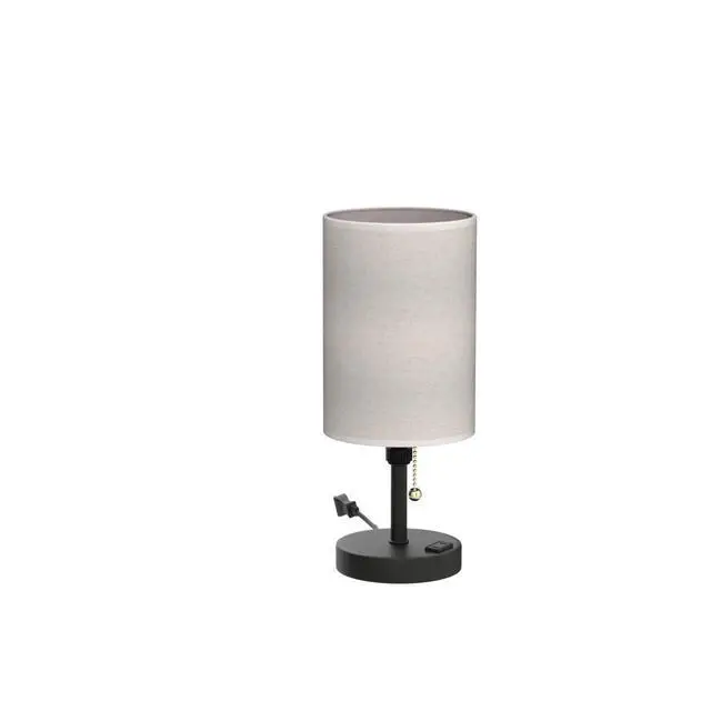 Alt view image 4 of 7 - Lamps for Bedrooms Nightstand Bedside Lamp with 2 USB Port and Outlet, 3-Way Dimmable Table Lamps, Color Changing Night Stand Light Lamp RGB LED Bulb