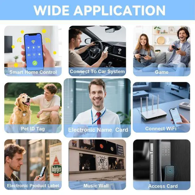 Alt view image 7 of 7 - 30 Pcs NTAG216 CR80 NFC Cards, NFC 216 Tags, 888 Bytes Blank Programmable PVC Cards, Printable Rewritable for Digital Business Cards, Smart Home & Smart Locks& All NFC Enabled Smartphones and Devices