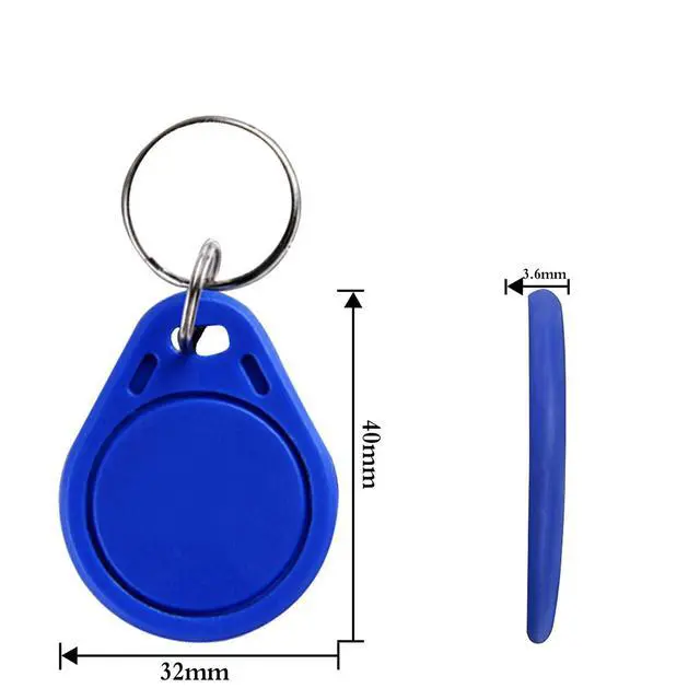 Alt view image 2 of 7 - 10Pcs NFC Tag Keychain NFC Key Fob NTAG215 NFC Card NFC Fob NFC Business Card NFC Chips NFC Tag Maker504 Bytes Memory, Compatible with TagMo and NFC Enabled Devices