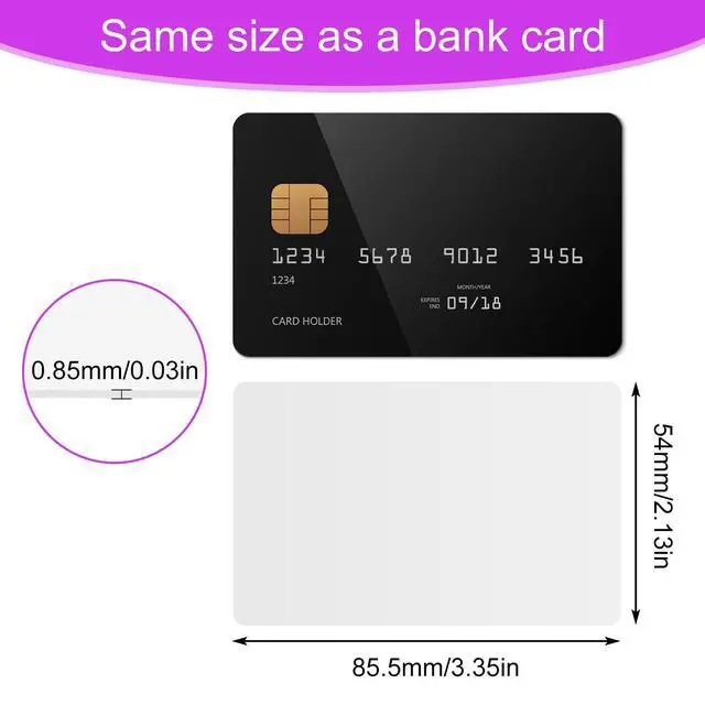 Alt view image 2 of 7 - 100pcs Blank NFC Cards NFC Tags White NFC Cards NFC Business Card NFC 215 Card programmable NFC Tags for TagMo and NFC Enabled Devices