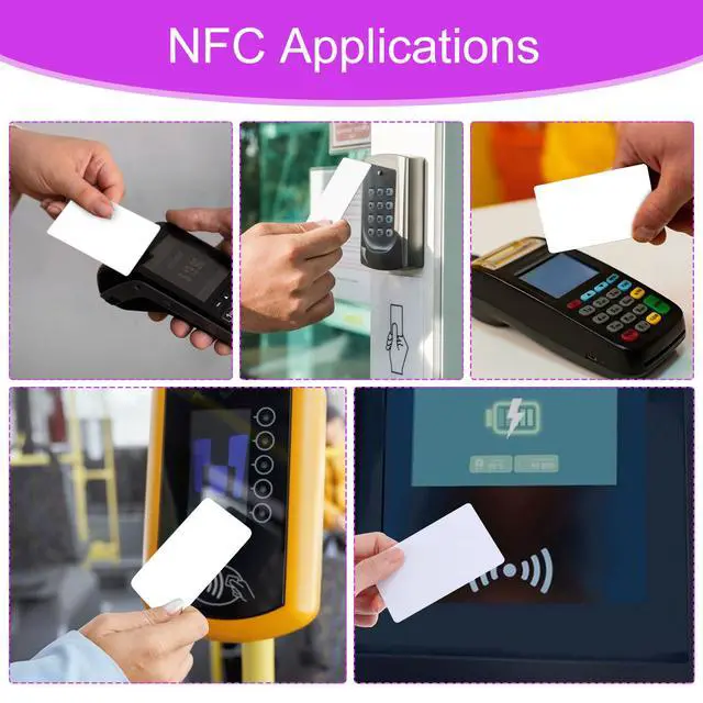 Alt view image 5 of 7 - 100pcs Blank NFC Cards NFC Tags White NFC Cards NFC Business Card NFC 215 Card programmable NFC Tags for TagMo and NFC Enabled Devices
