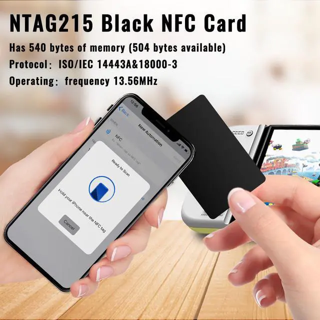 Alt view image 5 of 7 - 20Pcs NFC Tags Blank NFC Cards NFC Business Card Ntag215 Cards Programmable NFC Tags iPhone Compatible with NFC Enabled Mobile Phones & Devices