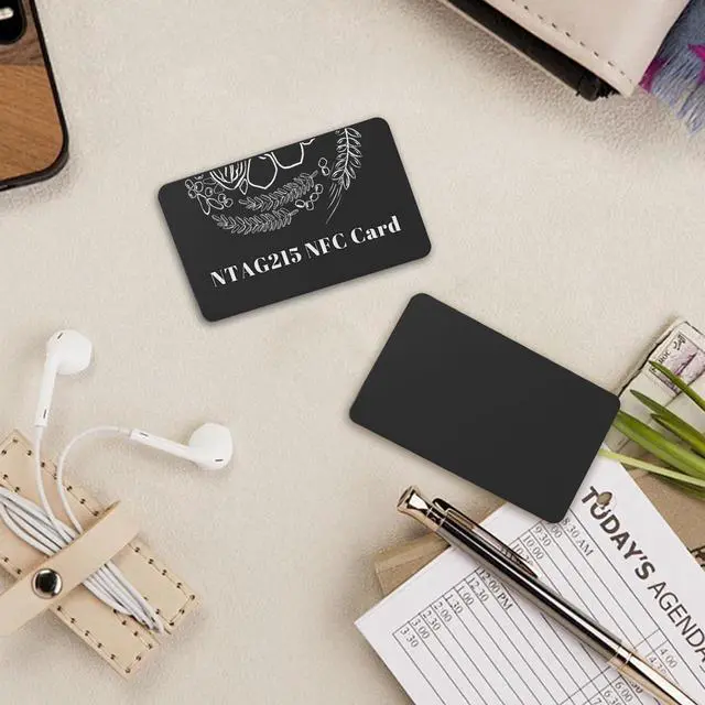 Alt view image 7 of 7 - 20Pcs NFC Tags Blank NFC Cards NFC Business Card Ntag215 Cards Programmable NFC Tags iPhone Compatible with NFC Enabled Mobile Phones & Devices