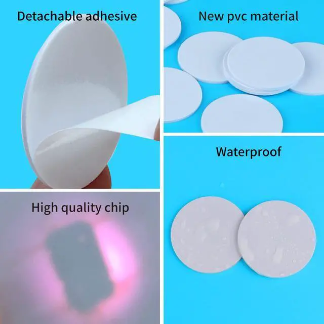 Alt view image 4 of 7 - NFC Tags 50 Pack, Rewritable NTAG215