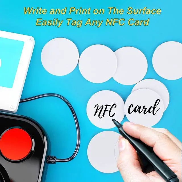 Alt view image 5 of 7 - NFC Tags 50 Pack, Rewritable NTAG215
