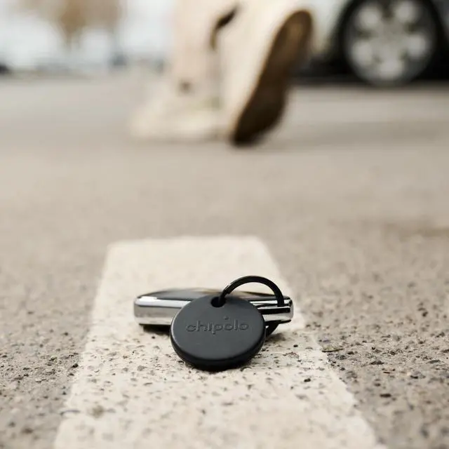 Alt view image 7 of 7 - POP Tracker Tag - Colorful, Compatible, Loud Bluetooth Tracker with Call Your Phone & Out of Range Alert, Works with Apple Find My or Google's Find My Device - 4 Pack (Color Mix)