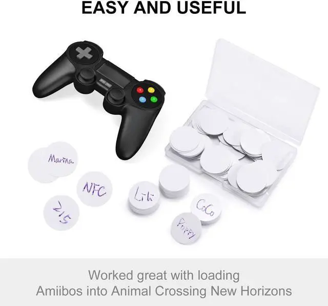 Alt view image 5 of 7 - 50pcs NFC Tags NTAG215 NFC Cards Blank NFC Chips NFC 215 Tag Rewritable NFC Tag, 504 Bytes Memory Compatible with NFC Enabled Phones (25mm)