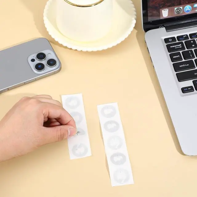 Alt view image 5 of 7 - 100pcs NFC Stickers Programmable Ntag215 NFC Tags Sticker
