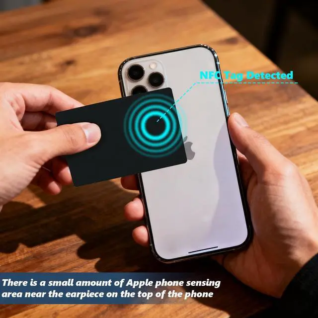Alt view image 3 of 7 - 20PCS NTAG215 NFC Cards Black NFC Tags RFID NFC Card NFC 215 Cards NFC Tag iPhone Compatible with Amiibo and TagMo for All Mobile Devices that Support NFC