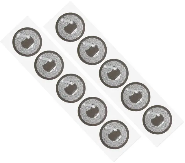 Main image of 100pcs Anti-Metal NFC Sticker Tags Ntag213 on-Metal NFC Tags Adhesive Labels with Rewritable 144 Bytes Memory, Work with All NFC-Enabled Cell Phones &Devices (100)