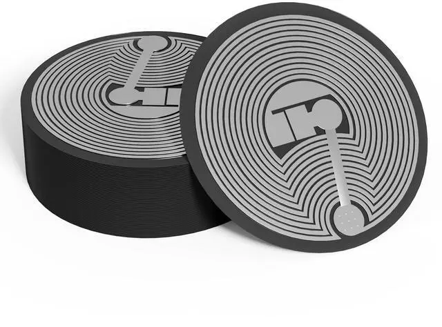 Main image of 30pc Black NFC Sticker Round (25mm/1in) NFC Tags Programming Compatible Android Devices