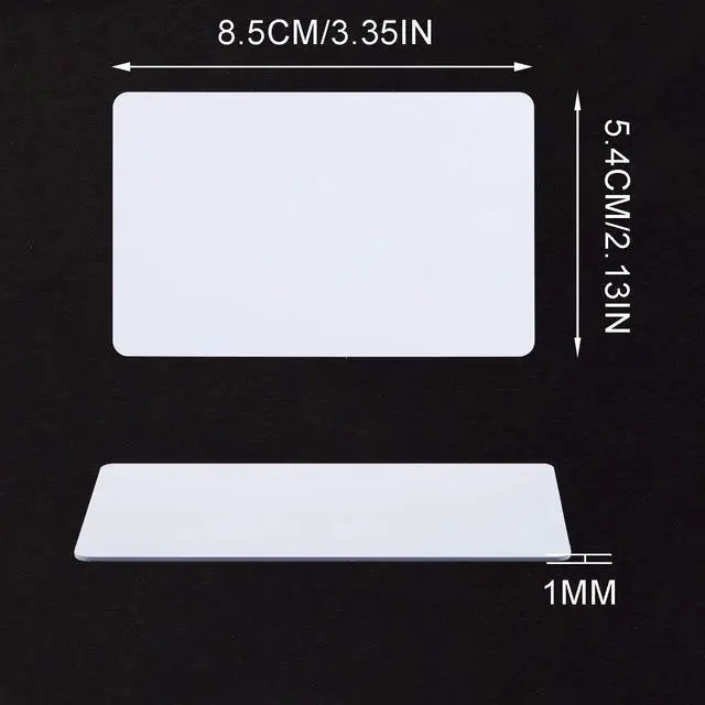 Alt view image 2 of 7 - 50 Pieces NFC Cards 215 NFC Tags Rewritable 504 Bytes Memory Blank White Tag for Phone and Device Available