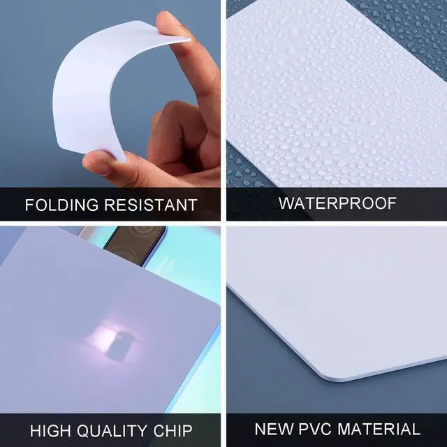 Alt view image 4 of 7 - 50 Pieces NFC Cards 215 NFC Tags Rewritable 504 Bytes Memory Blank White Tag for Phone and Device Available