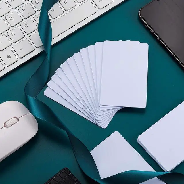 Alt view image 7 of 7 - 50 Pieces NFC Cards 215 NFC Tags Rewritable 504 Bytes Memory Blank White Tag for Phone and Device Available