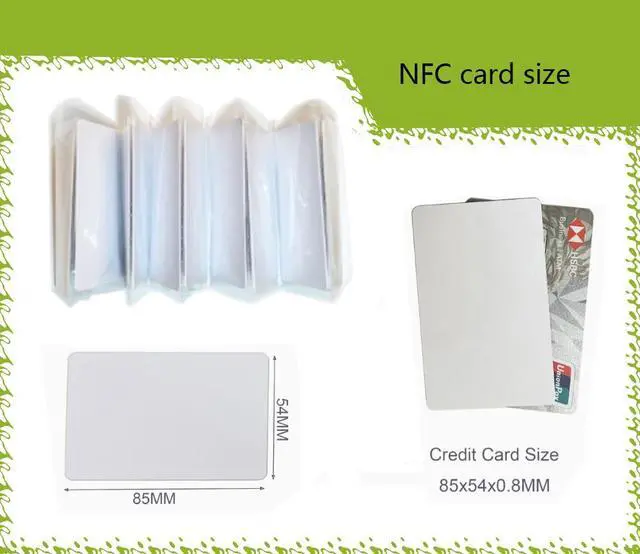 Alt view image 2 of 6 - NTAG215 NFC Cards, White, 40 pcs, Printable & Programmable