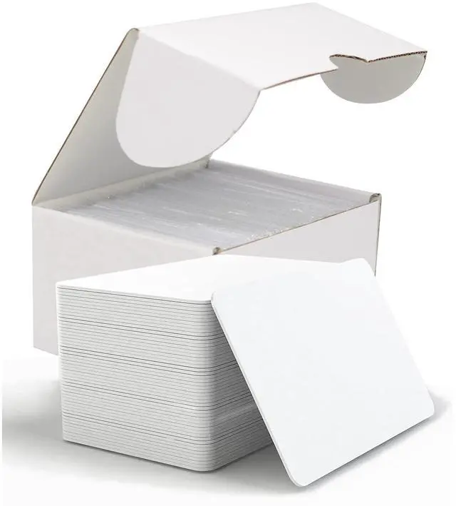 Main image of 100 pcs NFC Cards Blank NFC Tags NTAG215 NFC 215 White NFC Cards Rewritable 504 Bytes Memory Work Perfectly with All NFC-Enabled Devices