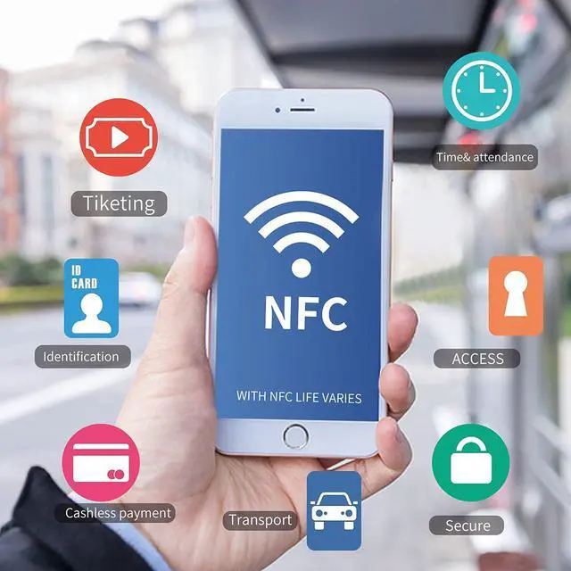 Alt view image 6 of 7 - 50pcs NFC Cards NFC Tags Ntag215 chip NFC215 tag rewritable NFC Coin Cards Compatible with Tagmo and NFC Enabled Mobile Phones and Devices, Round (25 mm/ 1 Inch)