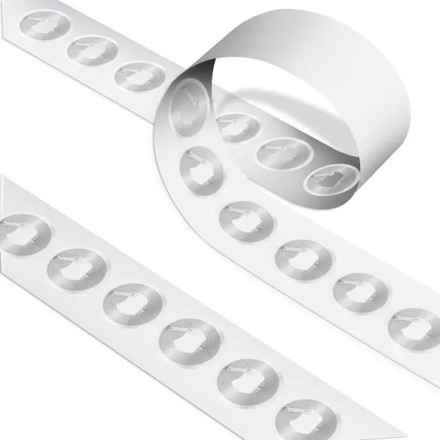 Main image of 50 Pcs NFC Tags Sticker with Original NTAG215 Chip NFC Stickers Adhesive Labels Transparent RFID Tags Rewritable 504 Bytes Memory Suitable for All NFC-Enabled Devices and Smartphones